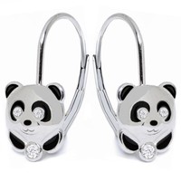 Panda BäR Brisur Ohrringe 925 Sterling Silber MäDchen Kinder Ohrstecker Koala