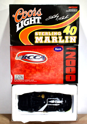 2000 Sterling Marlin #40 Coors Light Monte Carlo 1:24 NASCAR Action Diecast Bank