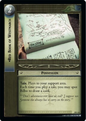Lord of The Rings LOTR CCG TCG Mines of Moria 2R113 Red Book of Westmarch