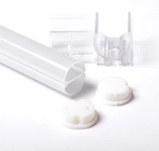 2m 2meters 2020w WATERPROOF ROUND PROFILE ALUMINUM LED STRIP STRIPS 2MT ip68