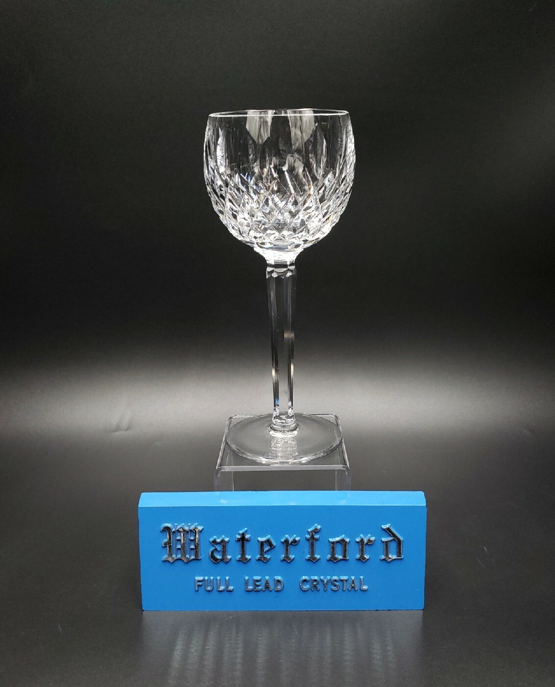 Waterford Crystal KILCASH (PLAIN BASE) Wine Hock Glass EXCELLENT HTF eBay