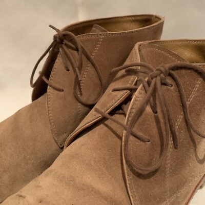 Gravati Italy Taupe Suede Chukka Lace Up Gumlite Sole Size 9  display picture 1