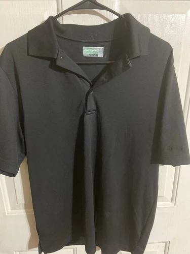 Ben Hogan Mens Medium Golf Polo Performance Shirt Black