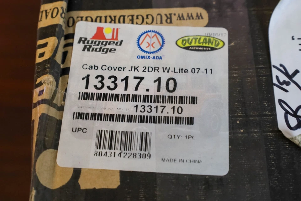 Rugged Ridge 13317.10, Car Cover-Sport S, 07-25 Wrangler, *OPEN BOX - Image 2 of 3