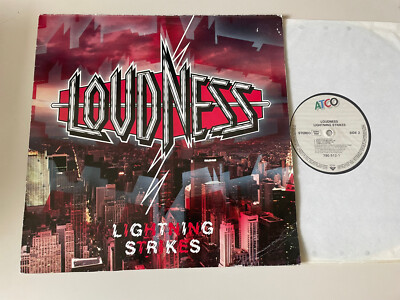 LP Metal Loudness - Lightning Strikes (9 Song) WARNER ATCO GERMANY