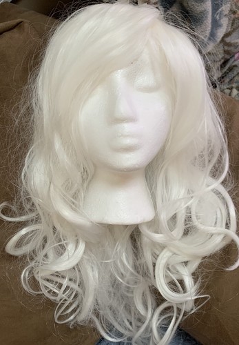 WIG LONG PLATINUM BLONDE ADULT COSTUME ACCESSORY