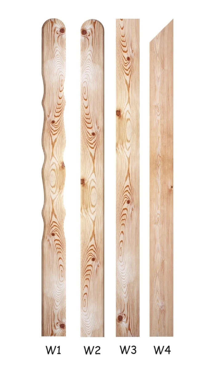 Zaunlatte 9x2x100cm Sibirische Lärche 25Stück Produktbild-Vorschau 9