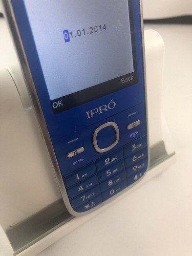 Teléfono Móvil Simple Azul Desbloqueado Completo DUAL SIM IPRO I324N - Imagen 4 de 12