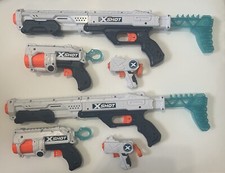 Zuru X-Shot Pack! Pairs of Hawkeye rifles, Fu...