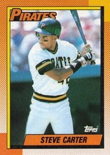 1990 Topps - Steve Carter #482 (RC) NM