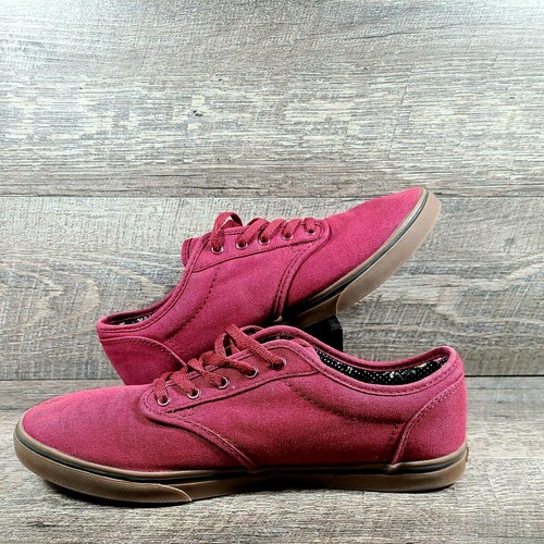 red vans with brown bottom