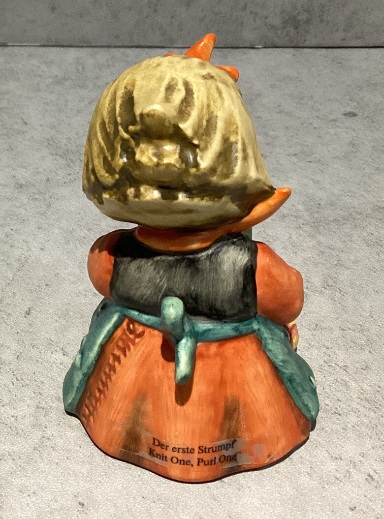 Goebel 432 Hummel 3” Figurine Knit One, Purl One TMK-6