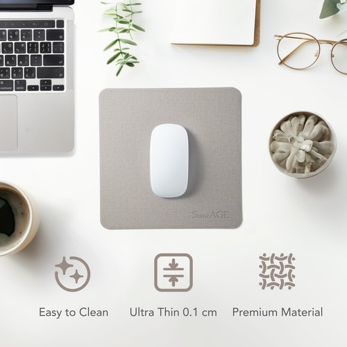 Slim Mouse Pad for Home/Office Portable Mouse Mat for Computer & Laptop Seaml... - Picture 3 of 9