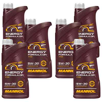 6x1 Liter MANNOL ENERGY 5W-30 FORMULA OP Motoröl API SN Plus ACEA C3 C2