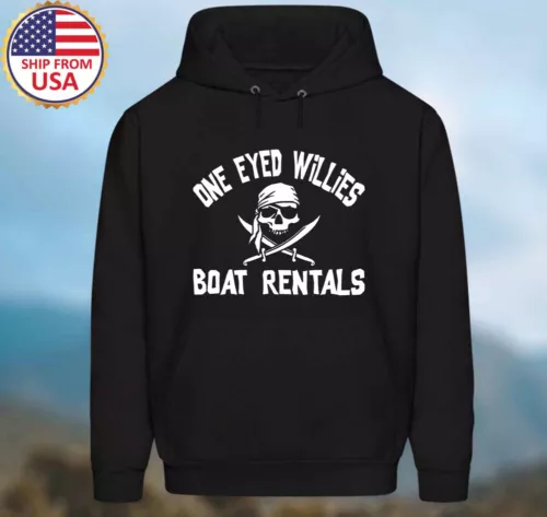 One Eyed Willy's Boat Rentals The Goonies Black Size S to 3XL