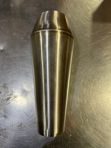 1320 Performance 2.5" inlet 3" out megaphone Stainless Reverse Cone collector V1 - Picture 2 of 15