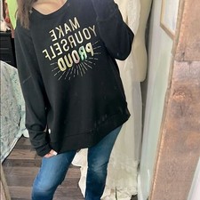 Torrid active Black Graphic Sweatshirt make yourself proud size 2X