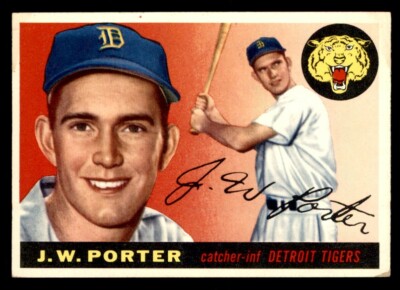 1955 Topps Baseball #49 J.W. Porter EX *f1