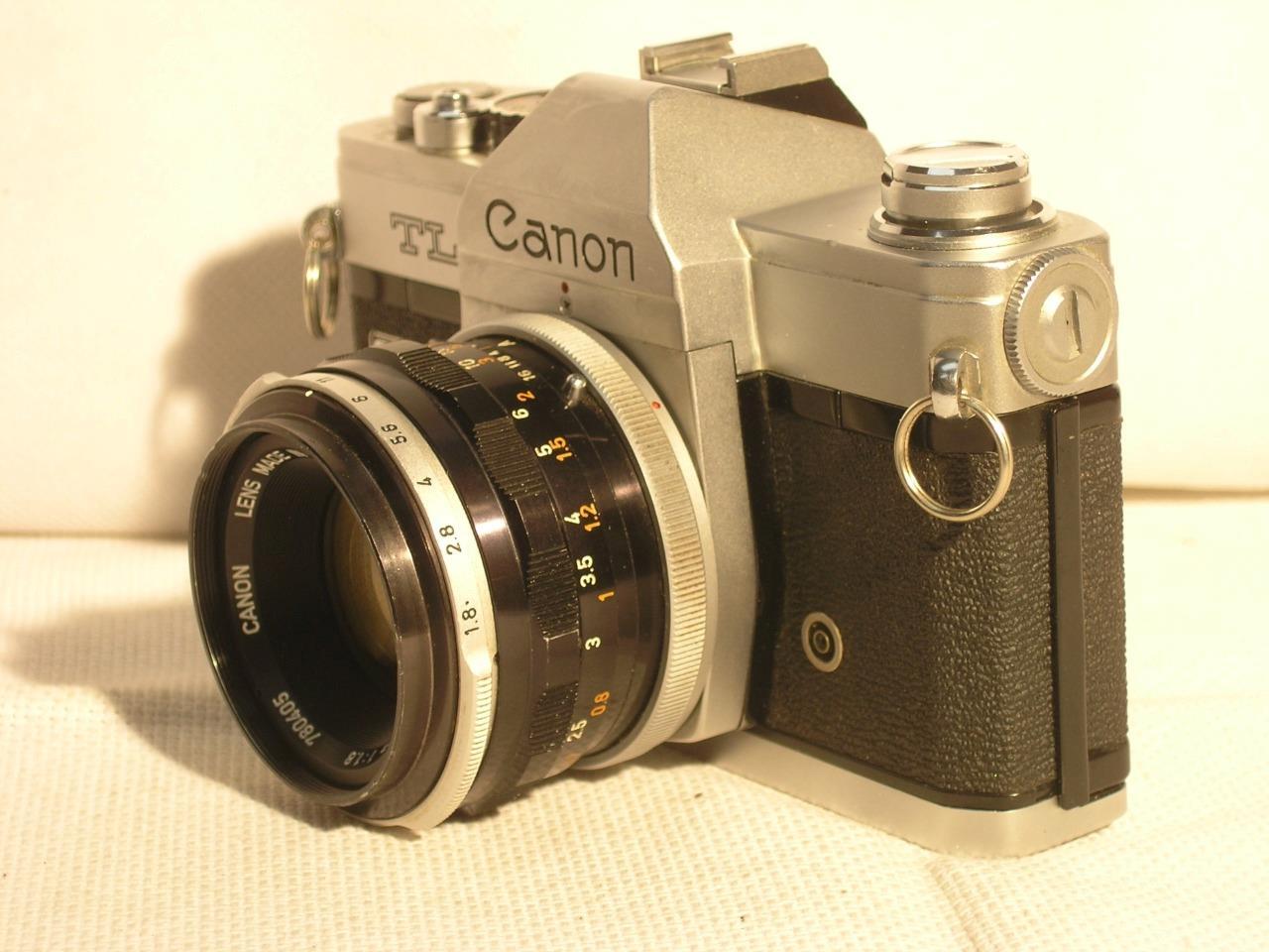 Canon TLQL 35mm Film SLR Camera With 50mm F1.8 FL Lens eBay