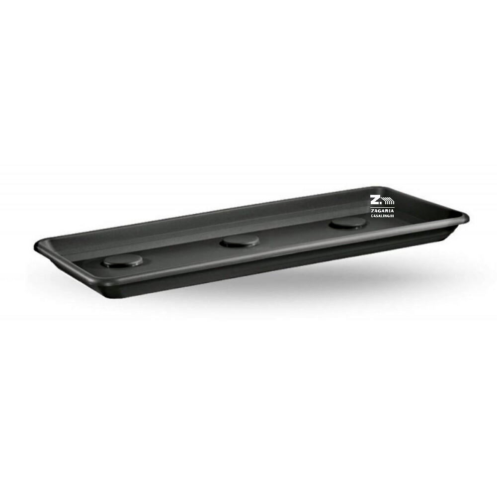 SOTTOFIORIERA SOTTOVASO ANTHEA ANTRACITE CM 94 X 40 X 4,5 H PER FIORIERA CM 100