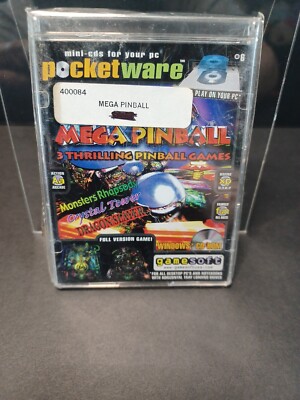 Mega Pinball - Pocketware Mini-CDs For Your PC Computer Game (Windows) - NEW