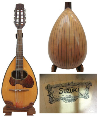 SUZUKI　マンドリン　M30 Japan NAGOYA Suzuki M30 Solid Spruce top Solid Maple Bowl