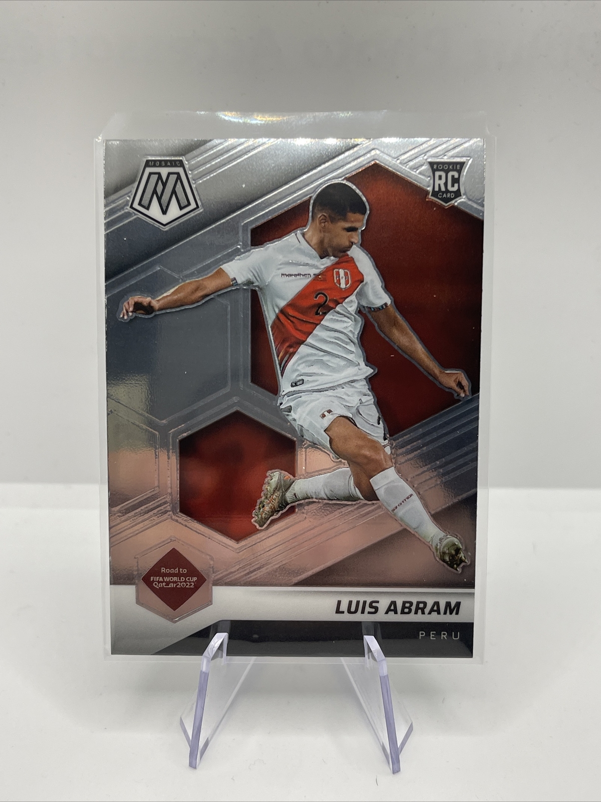 Luis Abram 2021-22 Mosaic RC Fifa Road To The World Cup Peru