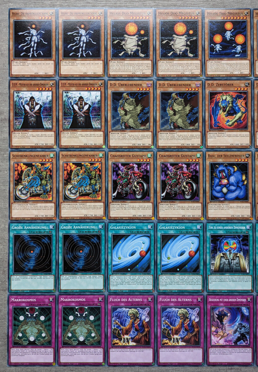 Yu-Gi-Oh! Helios / DD Banish / Speed Duel - Deck ANIME SR Amnael  (Makrokosmos)