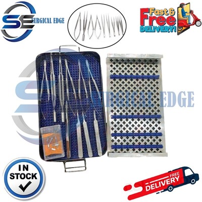 Sun Basic Micro Instruments Set With Box High Quality Instruments Complete Set