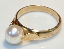Wunderschön Ring Gold 18 Karat - Perle - 3.18 G