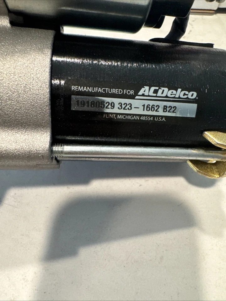 Nuevo motor de arranque GM 19180529 2009-2013 Chevrolet Silverado Sierra 4,8 L 5,3 L Foto 3 de 4