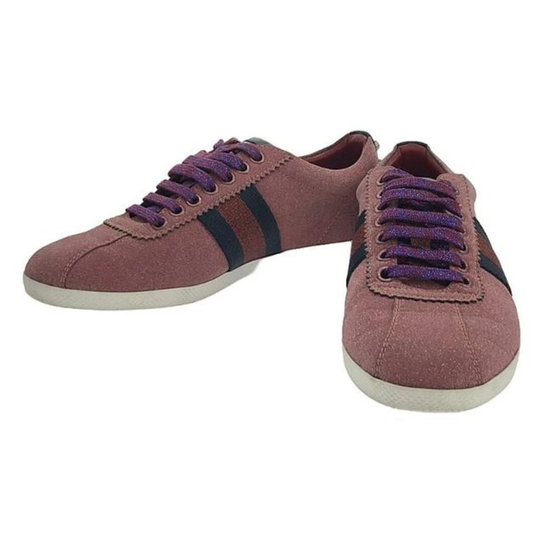 Gucci 420093 ACE Sherry Line baskets cloutées paillettes 36 roses femmes d'occasion KLDR 0