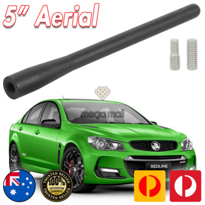 Black Wrinkle Antenna Aerial Bee Sting For VF HOLDEN COMMODORE HSV SS REDLINE 