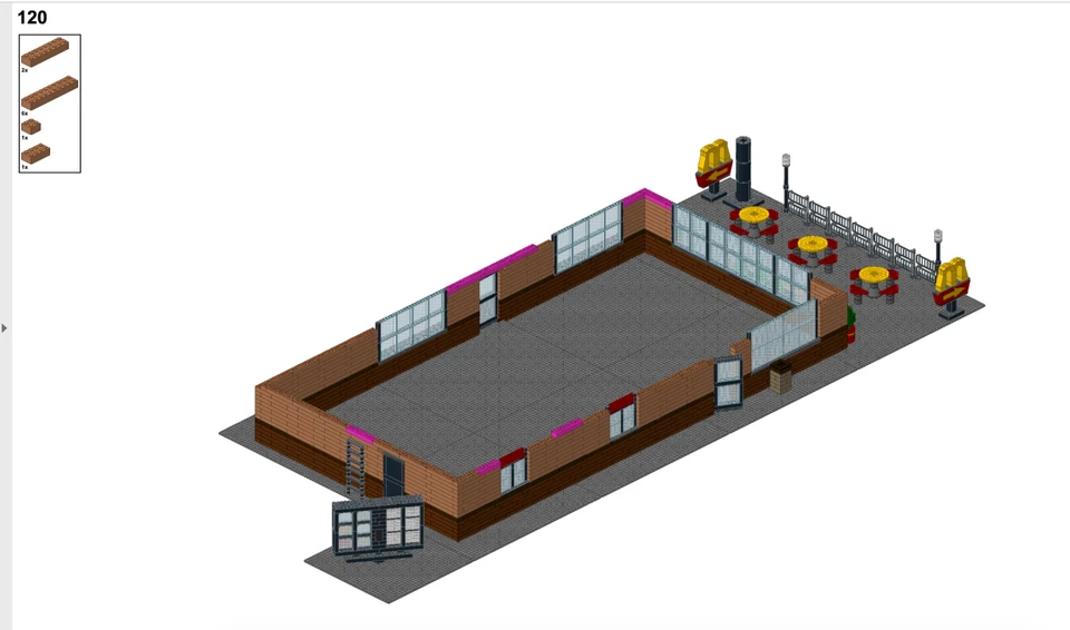 compatible with Custom McDonald's City Restaurant Instruction(instruction only) - Image 2 of 2