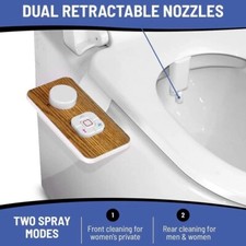 Bidet With Wooden Design