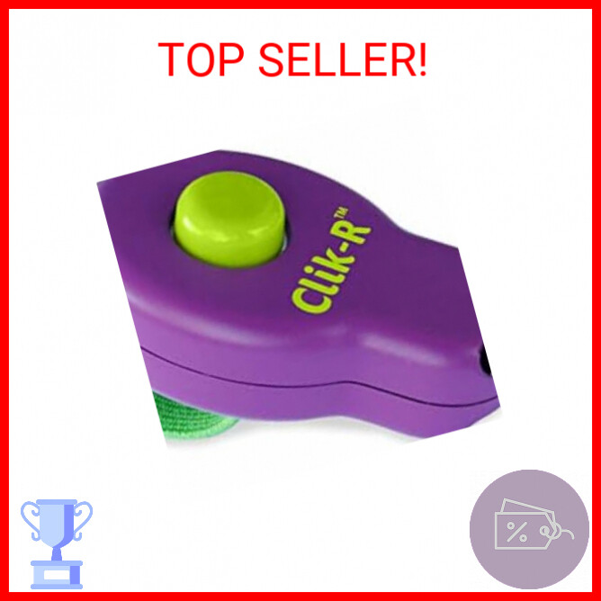 PetSafe Clik-R Dog Training Clicker - Positive Behavior Reinforcer for Pets - Al