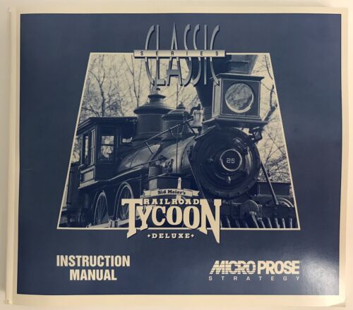 PC Microprose Classic Sid Meier's Railroad Tycoon Deluxe de colección (discos sellados) - Imagen 3 de 9