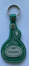 Almaden Vintage Keychain Brandy Jug Bottle Shaped Plastic Fob Key Chain 