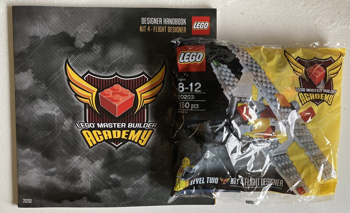 LEGO Master Builder Academy Level Kit 20203 Flight Designer New Sealed  Book
