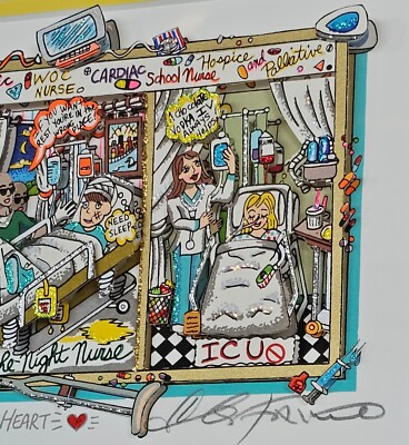 Charles Fazzino “NURSES HAVE HEART” Charles Fazzino | NURSES HAVE HEART | MutualArt