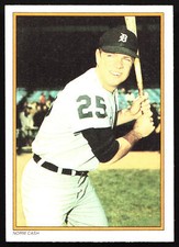 1985 Topps Circle K Norm Cash #25 Detroit Tigers Baseball Card