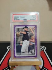 2020 Bowman Draft  PURPLE ANDREW VAUGHN PSA 9 #BD153.   /250