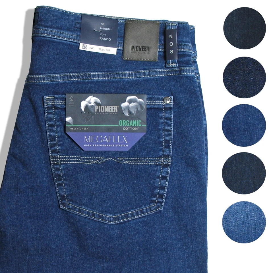 PIONEER Herren Jeans RANDO [ Regular Fit ] Farbwahl MEGAFLEX Stretch-Denim - Bild 1 von 1