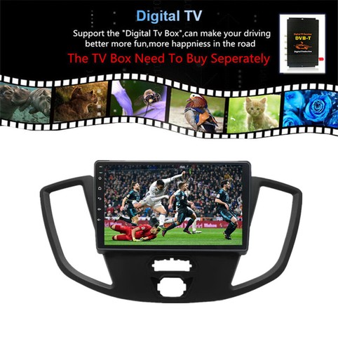 9" Android 11 Head Unit Stereo GPS FM For Ford Transit Tourneo Custom 2013-2019 - Bild 21 von 22