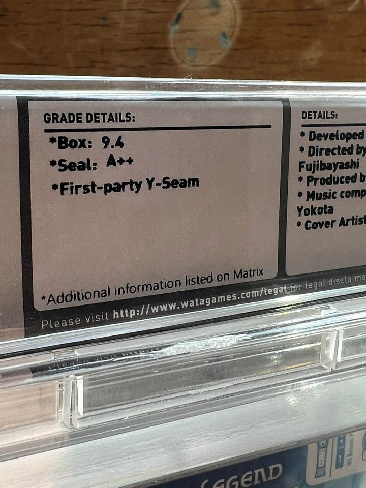 WATA GRADED 9.4 A++ THE LEGEND OF ZELDA SKYWARD SWORD NINTENDO Wii VIDEO GAME - Image 3 of 4
