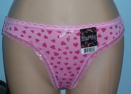 Ma Mia Hearts Thongs Size SMALL (sz 5) COLOR CHOICE - Picture 3 of 7