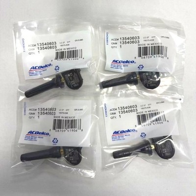 4Pcs Genuine TPMS Tire Pressure Sensor for GMC Chevy Buick Cadillac OEM 13540603
