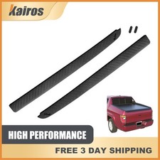 For 06-14 Honda Ridgeline Improved Bed Rail Cap Molding Set W Screw Cap Covers