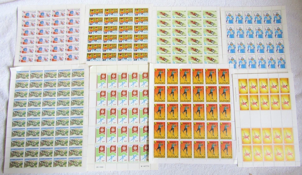 Huge Foreign Stamp Lot Europe Asia Africa Pacific Islands Sheets Booklet Panes - Image 2 of 4