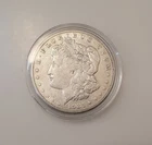MORGAN SILVER DOLLAR COIN, 1921-S, 90% SILVER